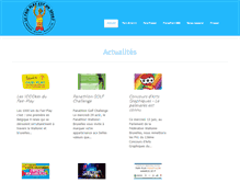 Tablet Screenshot of panathlon.be