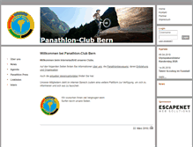 Tablet Screenshot of bern.panathlon.ch